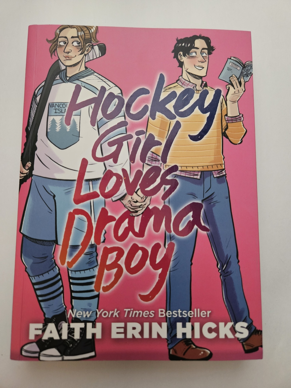 Hockey Girl Loves Drama Boy by Faith Erin Hicks